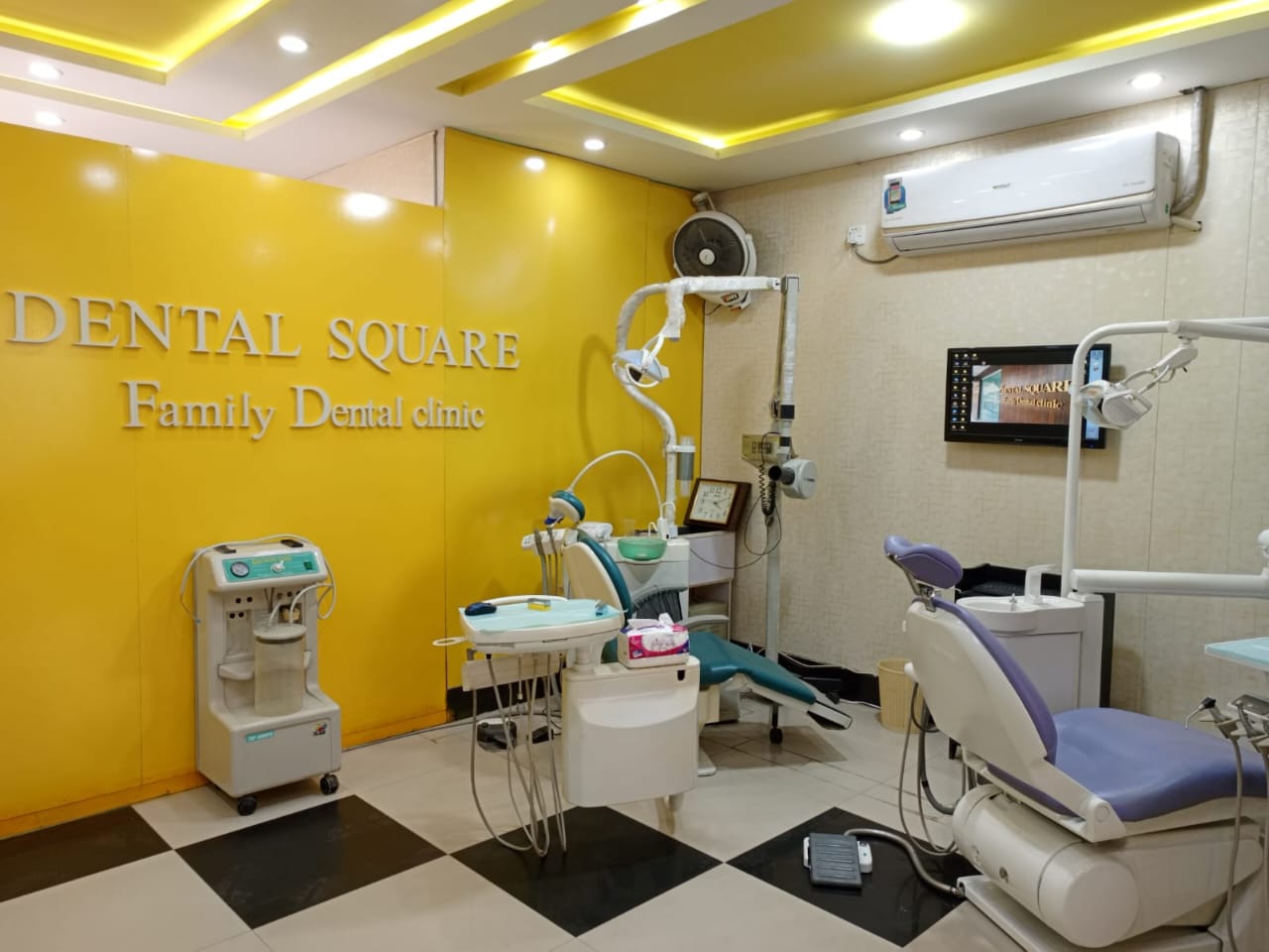 Treatment room at Dental Square Family Dental Clinic Peshawar