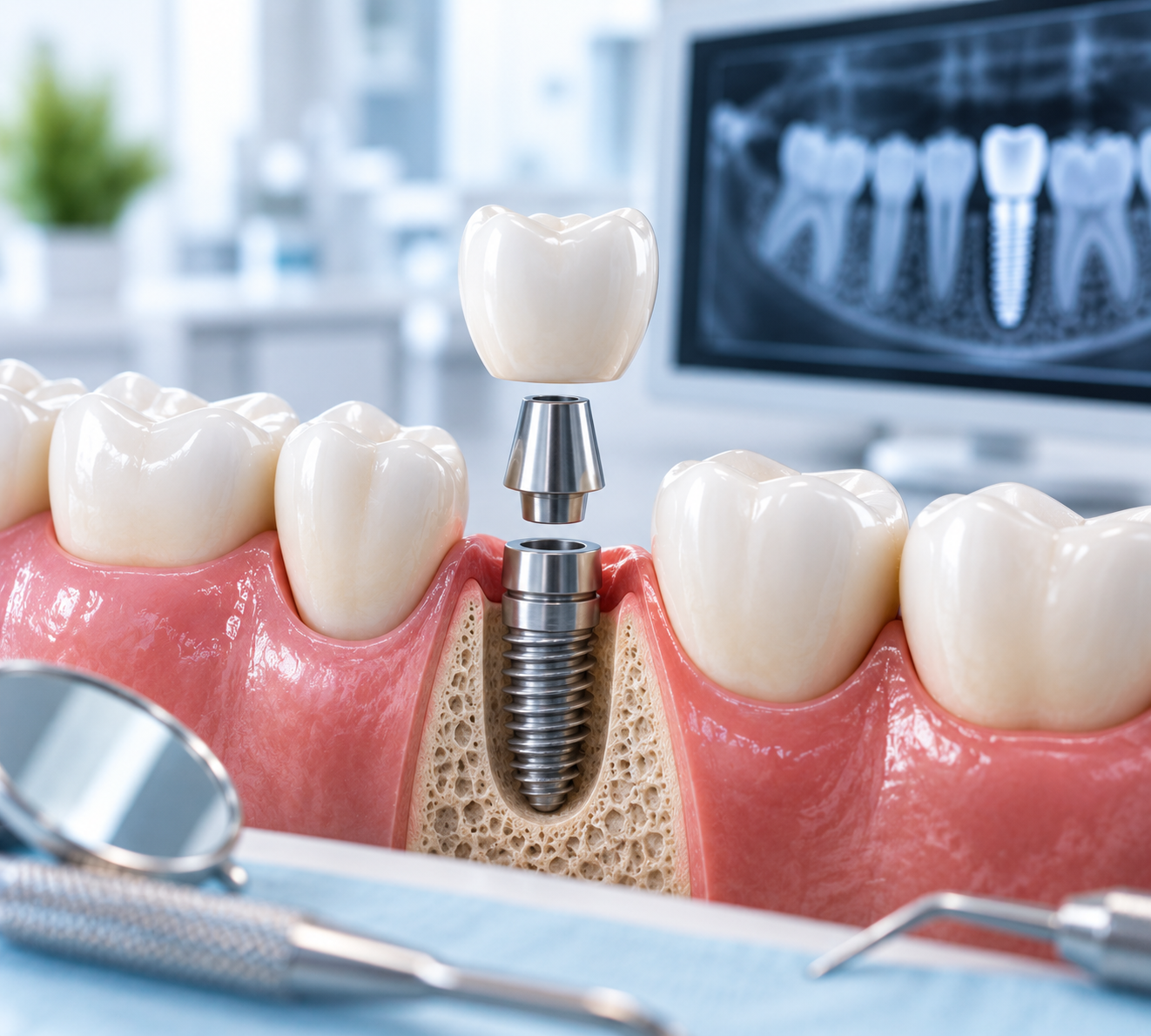 Dental implants at Dental Square Peshawar