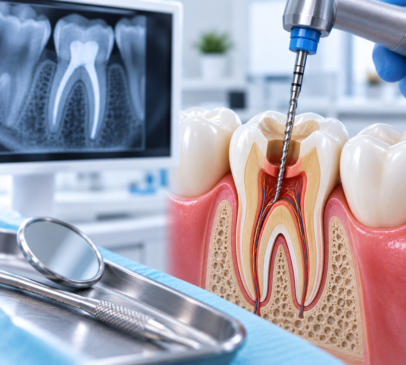 Root canal treatment at Dental Square Peshawar