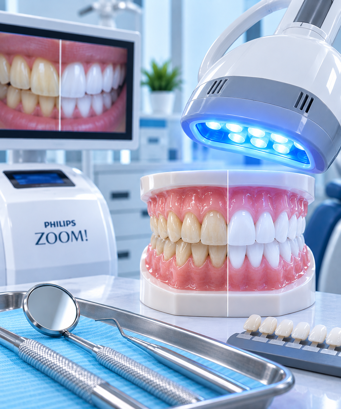Teeth whitening at Dental Square Peshawar